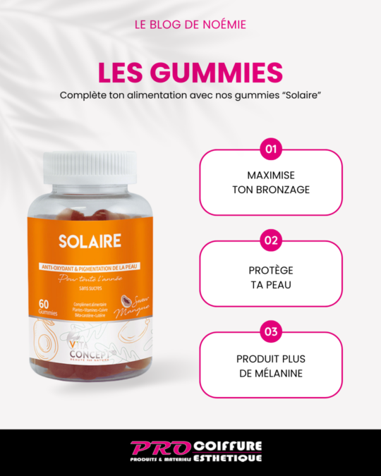 16 gummies solaires pour optimiser le bronzage