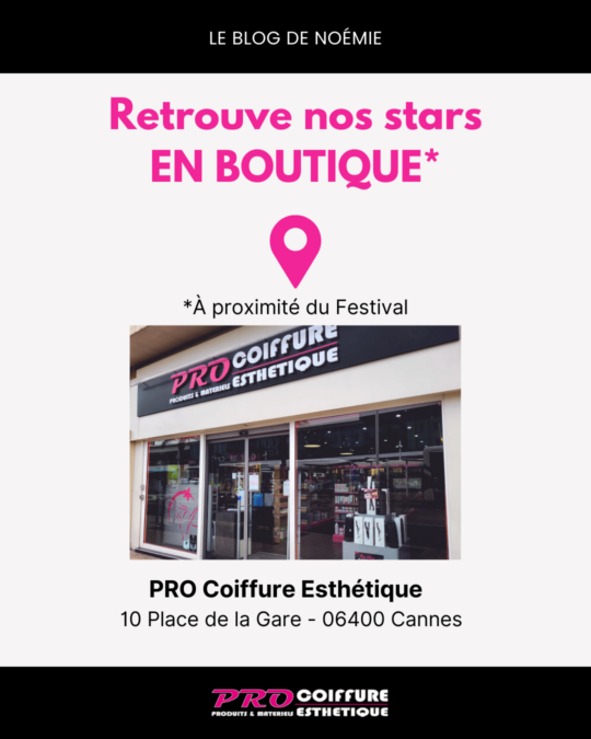 Retrouve nos produits de beaute dans la boutique PRO Coiffure Esthetique de Cannes